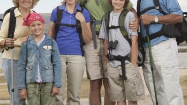 Family of Hikers